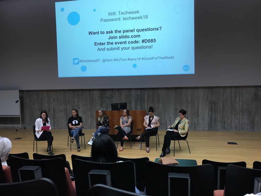 Sehgal_ankit's tweet image. Thanks to @AUTuni @Xero @anna_curzon for screening #ShestartedIT and for hosting great panel discussion on female tech entrepreneurs.