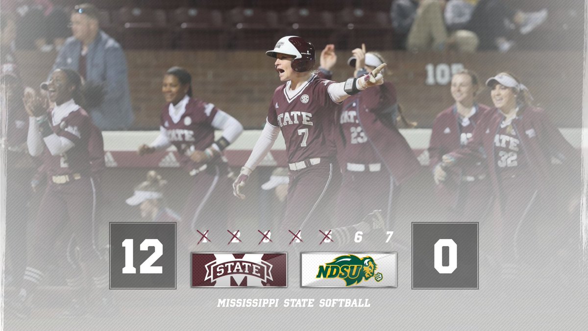 HailStateSB's tweet photo. FINAL | SURVIVE AND ADVANCE... AGAIN!

Mississippi State (38-22) scores 23 runs off 30 hits over TWO elimination games to advance to the Tucson Regional Championship!

We've got a date with Arizona at 6 p.m. CT on Sunday!

#HailState🐶 https://t.co/P6czTkVNU1