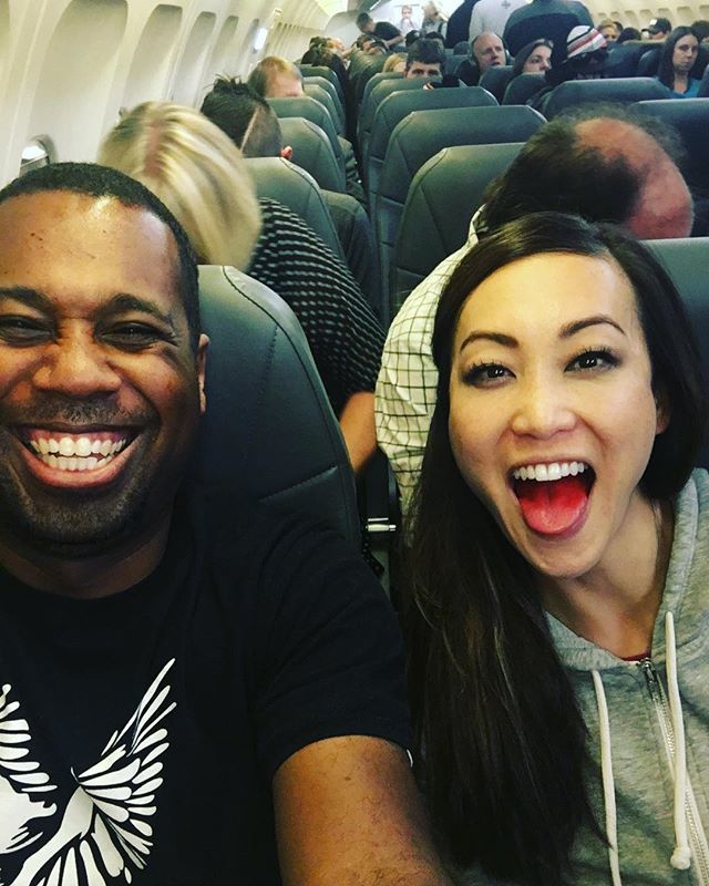 BossEagleMusic's tweet photo. #saltlakecity bound for an acting gig sitting next to @chelskisook. Red tongue compliments of Swedish Fish ๐ Wheels up ๐ซ in a few!
๐ฅ
๐ฅ
๐ฅ
#actor #actorslife #actorlife #slcbound #swedishfish #jetsetter #bigfish @bigfishtalentco https://t.co/zmhhX8Jowl https://t.co/yVhsfb45a5