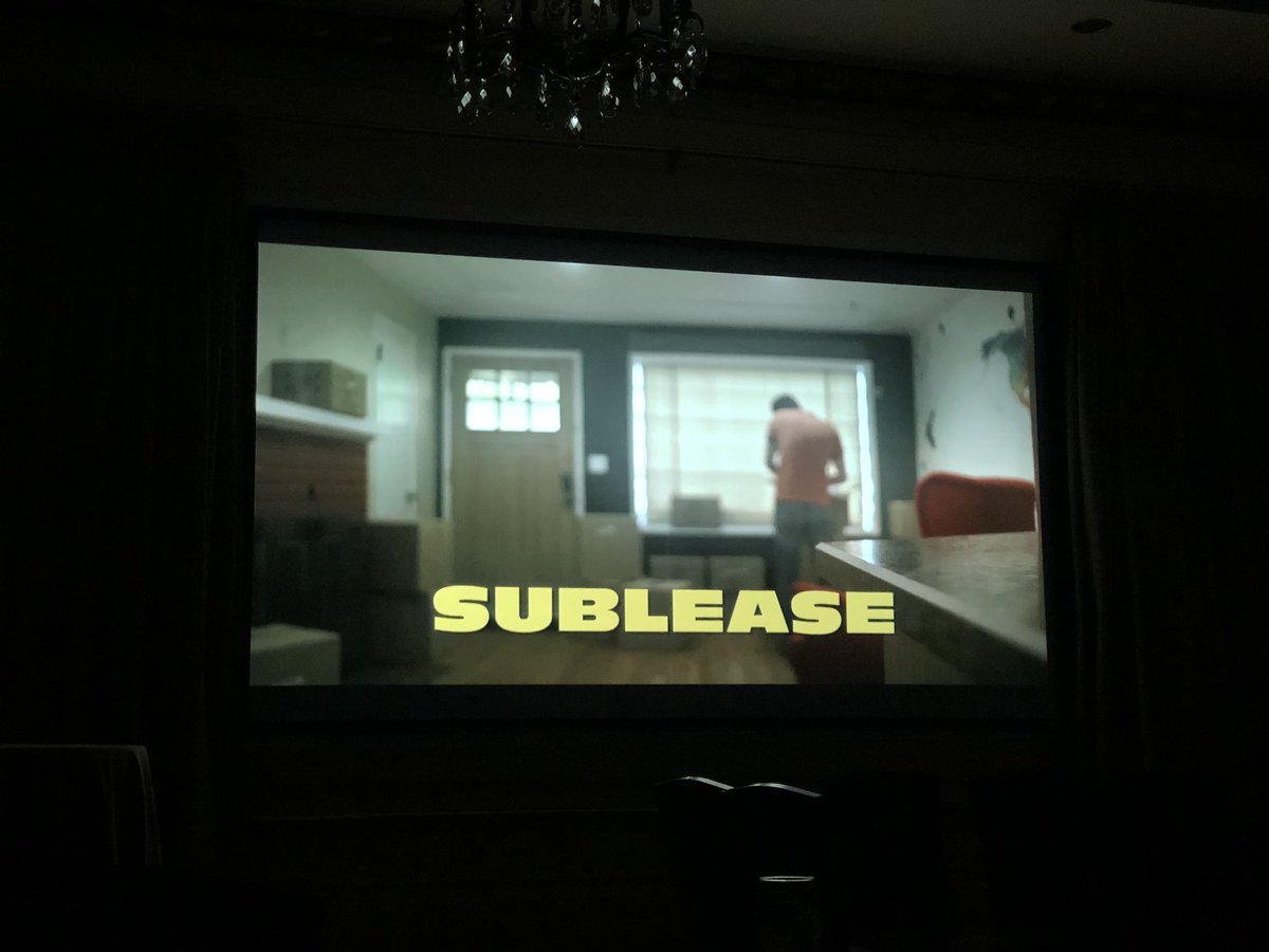 MatchCutClub's tweet photo. We are currently screening the short feature ‘Sublease’, made by Portland’s David Wester (with production design by our own @mrgan!) https://t.co/Wis0KP9JUr