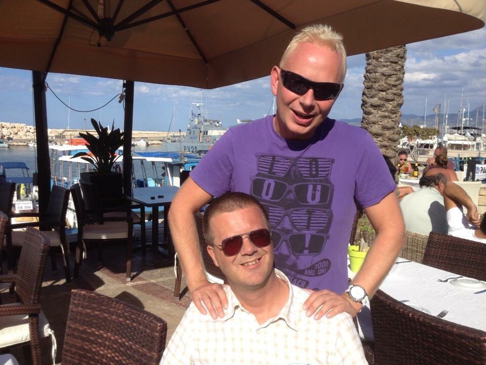 fangedup's tweet photo. @Rivieraradio Here’s a nice picture, a convicted Peado &amp; his power of attorney.. one of your presenters. How disgusting!!! Hang your heads in shame #boycott https://t.co/8wIxPJiuQ3