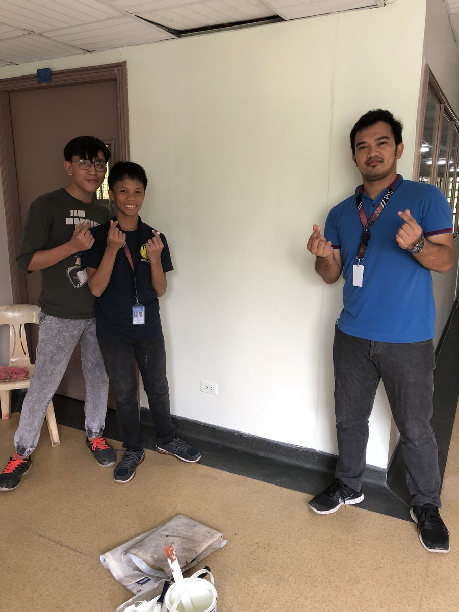 gerold22's tweet photo. Yung wasak na ASTB wall nga  kayang mabuo uli ni @calebjohann at @inlabsishirley, yung puso mo pa kaya? 😂 https://t.co/51IwY3wYIO