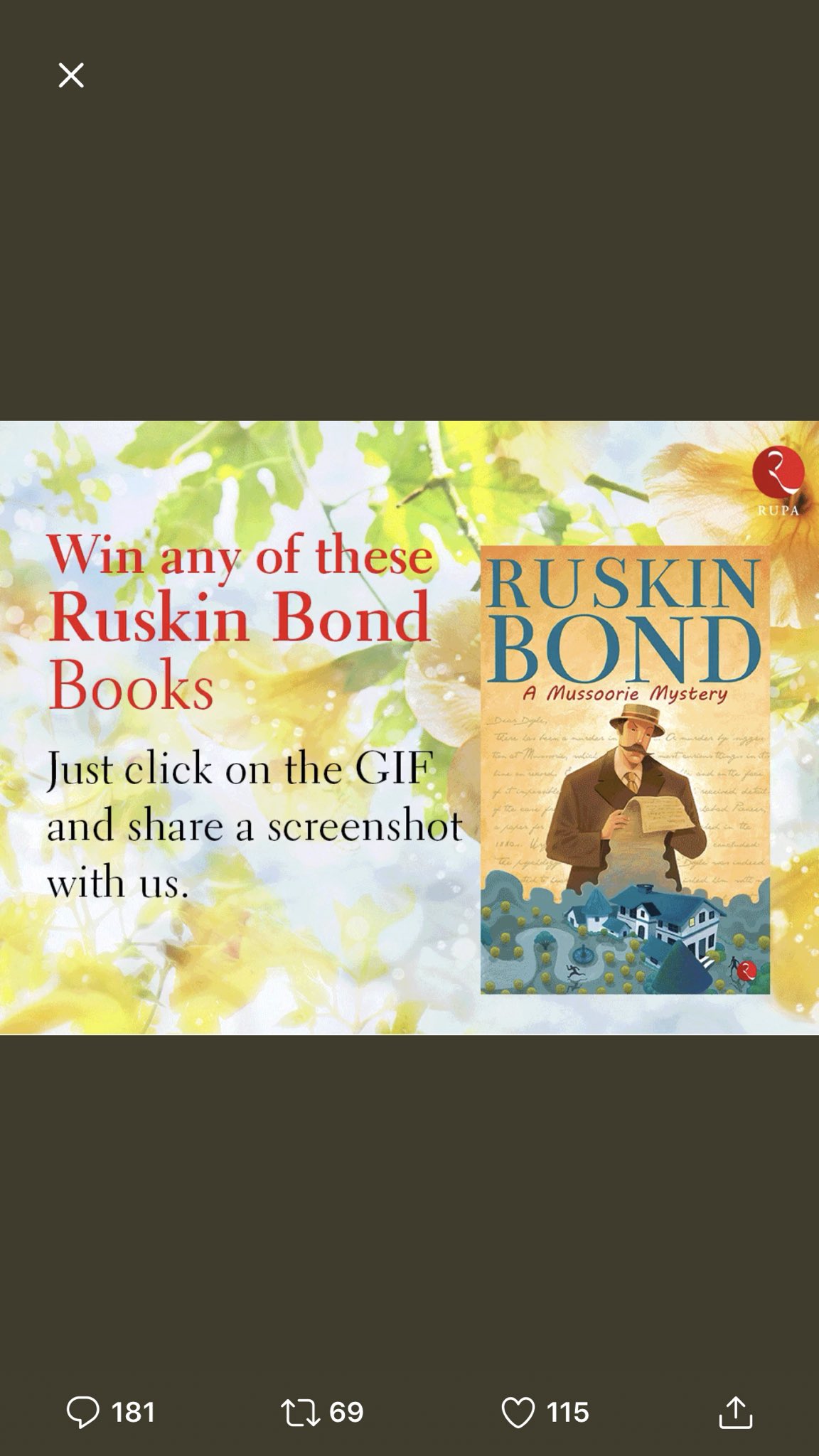  Happy Birthday Ruskin Bond! 