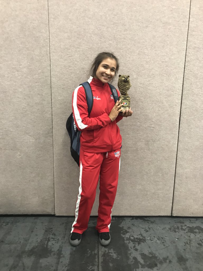 zepedacin_d's tweet photo. Today the IEWA Junior Women’s team became California’s State Champions in folkstyle #dayone now tomorrow we have to go back in there strong once again to become California’s State Champions in freestyle!💯💙❤️ #IEWAISCOMINGFORYOU https://t.co/jgoLfP0EEr