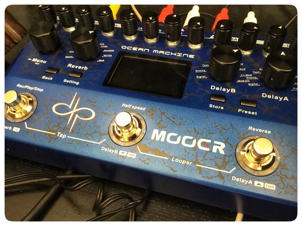 phonopollution's tweet image. New member in the class. Hopefully it will be a good friend to the blofeld. #oceanmachine #moor