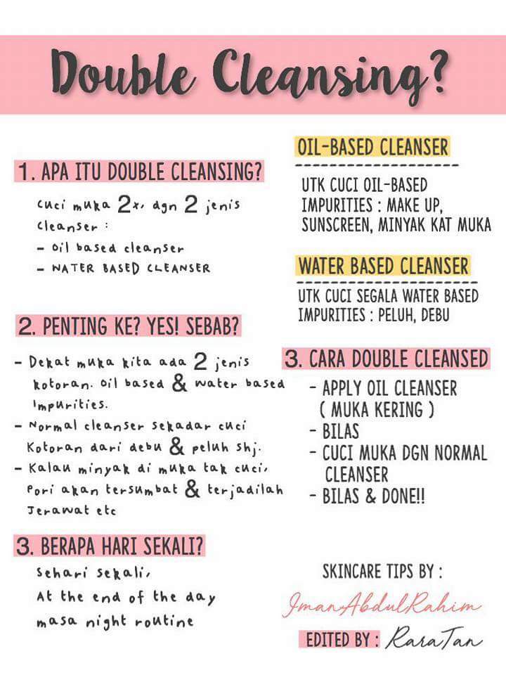 basic skincare routine iman