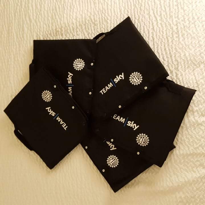 VincentMGee's tweet photo. Team Sky mechanic saw my @7twovelo car seat tool roll & loved it. Loved it so much he ordered FIVE for him & some of the Sky mechanics. Juan, the Katusha mecanic, ordered two also. Bravo Eric. You hit a home run w this one #7TwoVelo #TeamSky #CarSeatToolRoll #ProMechanicLife https://t.co/W5wvTsAjaD