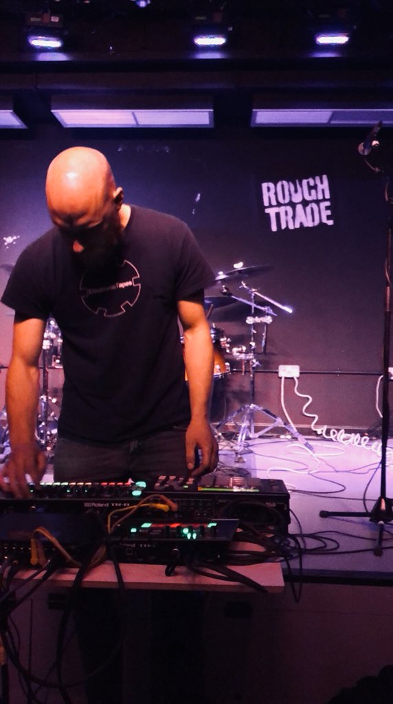 Stevenwoood's tweet photo. EMOM!                                                      #stephanovich #emom #roughtrade #live #electronicmusic #electro #techno #house #edm #dance #MPC #tr8 #tb3 #roland #hardware #synth #drummachine #motu #bristol #electronictapes https://t.co/Wp9StEajFj