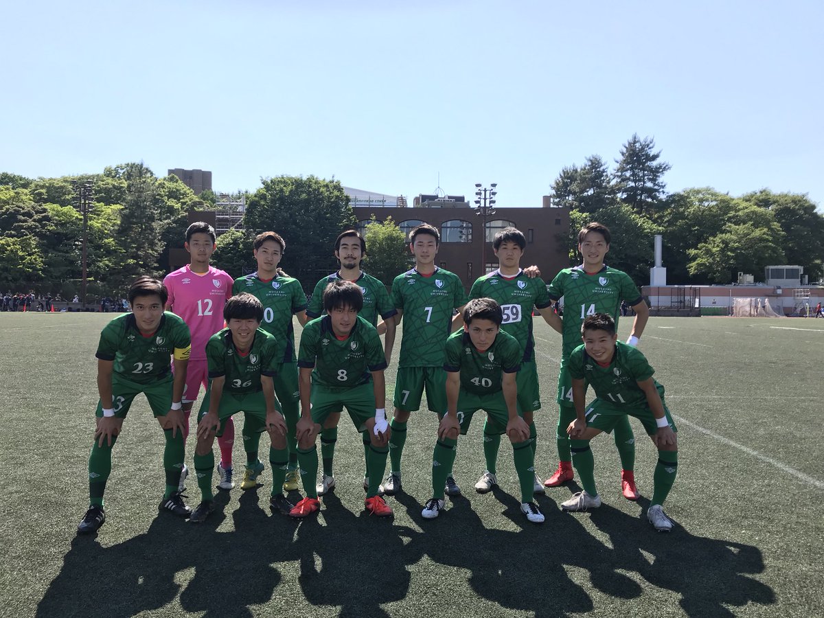 武蔵大学サッカー部 東京都大学サッカーリーグ第51回2部 第4節 5 日 14 40k O Vs東京大学 東京 前半キックオフです 都学連