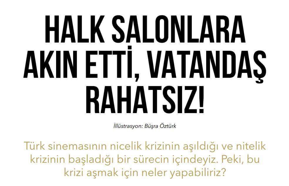 #RabarbaMayıs2018 DOSYA: “Günümüz Türk Sinemasına Eleştirel Bakışlar”
@saygilikursat günümüz Türk sinemasının iki önemli sorununu masaya yatırıyor: sokağın dilinin kaybolması ve biçem yoksunluğu.