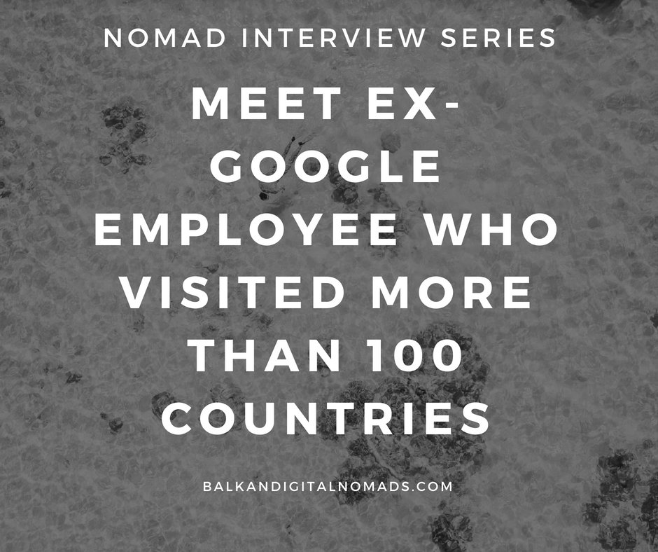 An amazing interview with an ex-Google employee who shares her stories from the journey through more than 100 countries around the world! Interesting insights and very thankful to talk with <a href="/MarPagesTWL/">Mar Pages</a>! Check out the full interview: balkandigitalnomads.com/ex-googler-int… #digitalnomad