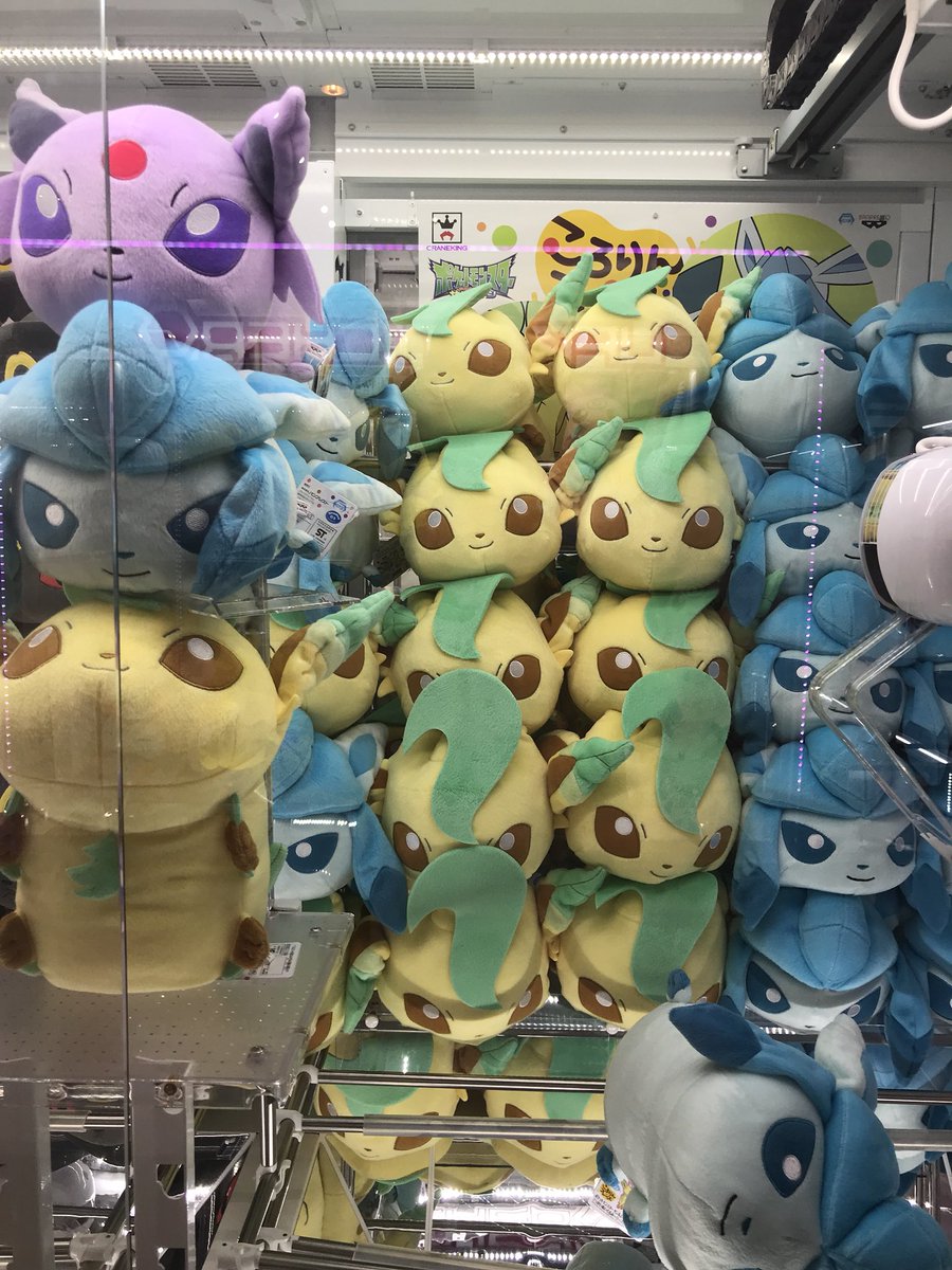 Ban Dqw こころはいつもd 北谷セガにあったポケモンufoキャッチャーコレクション02 ブイズくくり ポケモン ぬいぐるみ Ufoキャッチャー ゲーセン 沖縄 北谷 美浜 アメビレ