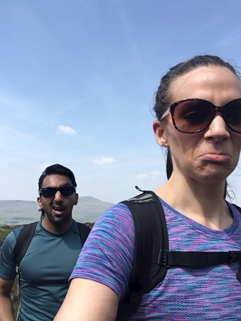 emma_j_lyons's tweet photo. 24.5 miles of sweaty complaining. What a challenge! Worth every blister and swear word to raise over £1200 for the fantastic @backuptrust @BenHTownsend @jessdick92 @WarrenMaxwell72 https://t.co/hgQuI60MTG