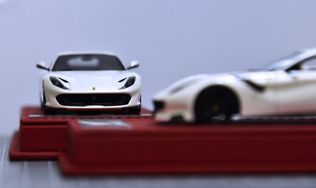 baisuipian's tweet photo. Fuji white. 🌚 #bbr #bbrmodel #143scale #Ferrari https://t.co/0j8eaQBQ5i