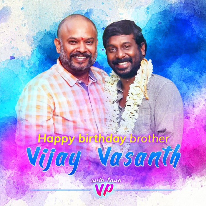 A very happy bday bro @iamvijayvasanth god bless