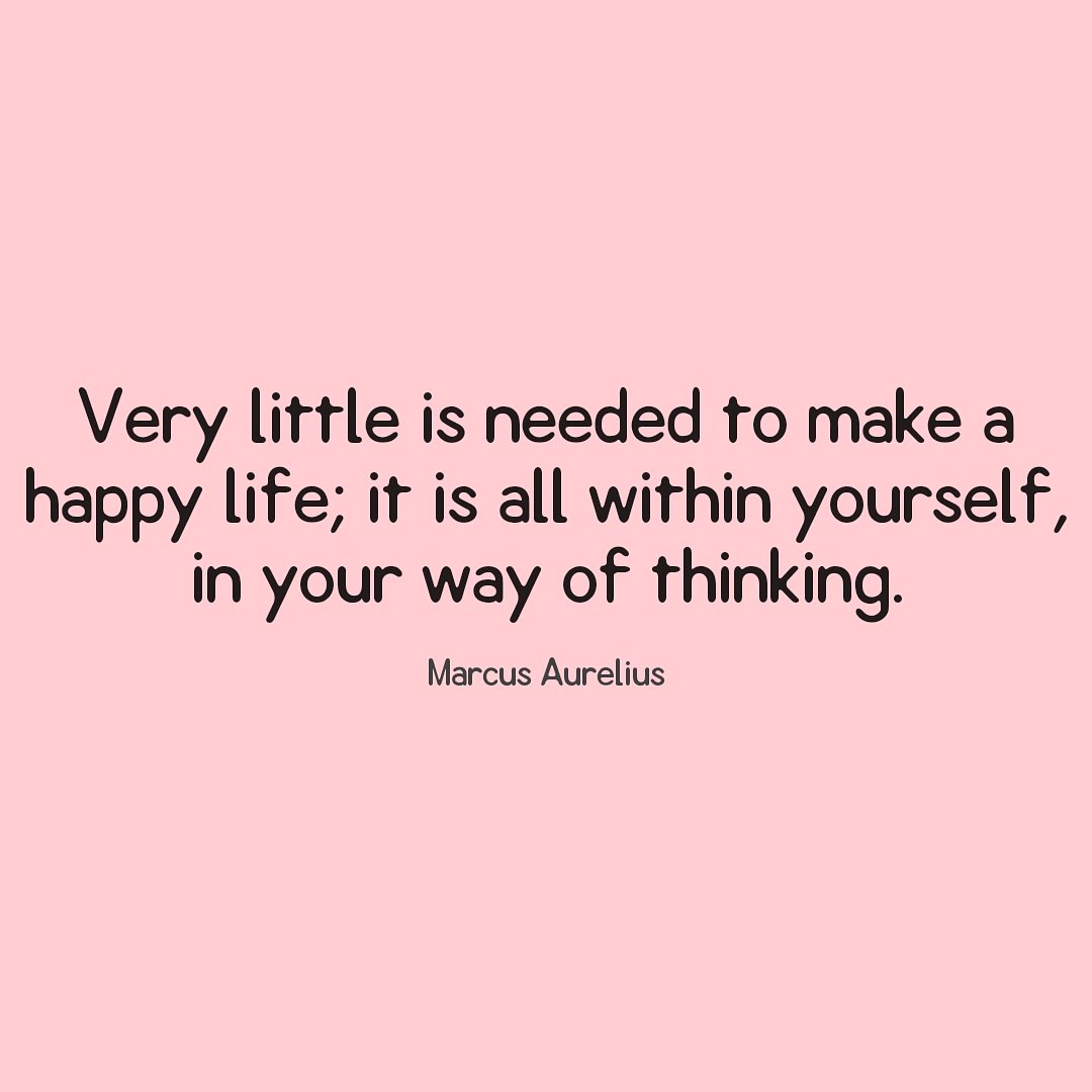 PositiveReads's tweet image. Very little is needed to make a happy life; it is all within yourself, in your way of thinking.
 -Marcus Aurelius
#QuoteOfTheDay #Quote #Quotes