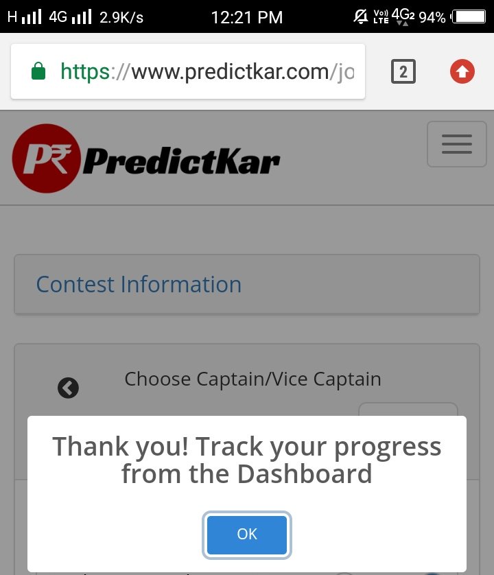 I'm Raidy team <a href="/PredictKar/">PredictKar</a>