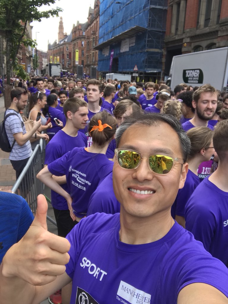 #GrtMcr10kRun #Purple Wave is coming <a href="/UoMNews/">The University of Manchester News</a> <a href="/UoMChina/">Manchester China Institute</a> <a href="/UoMSport/">UoM Sport</a>
