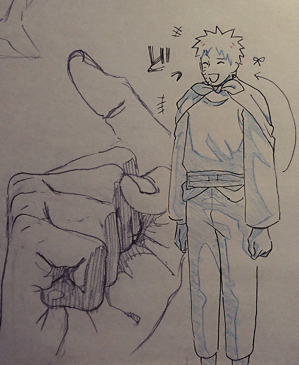 休憩時間のらくがき。 
