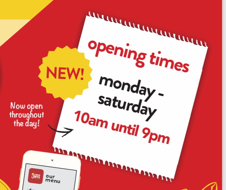 Don’t forget... 💭 

Our new opening hours start tomorrow! 😆

Finish work early? Sorted ✅
Early tea? Check ✅
Hungry after school? No problem ✅
Busy day at college? We’re here ✅

We’ll be open from 10am-9pm so whatever your day, we’ve got you covered! 😘

#madewithlove 🐟❤️