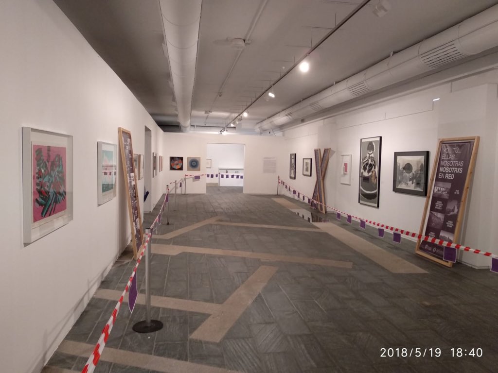 encarnalago's tweet photo. @RedeMuseistica #BienalMAV2018 @EducaThyssen Nosotrxs en red  @MujerMiraMujer @MArtesVisuales https://t.co/ZiKcowjByV