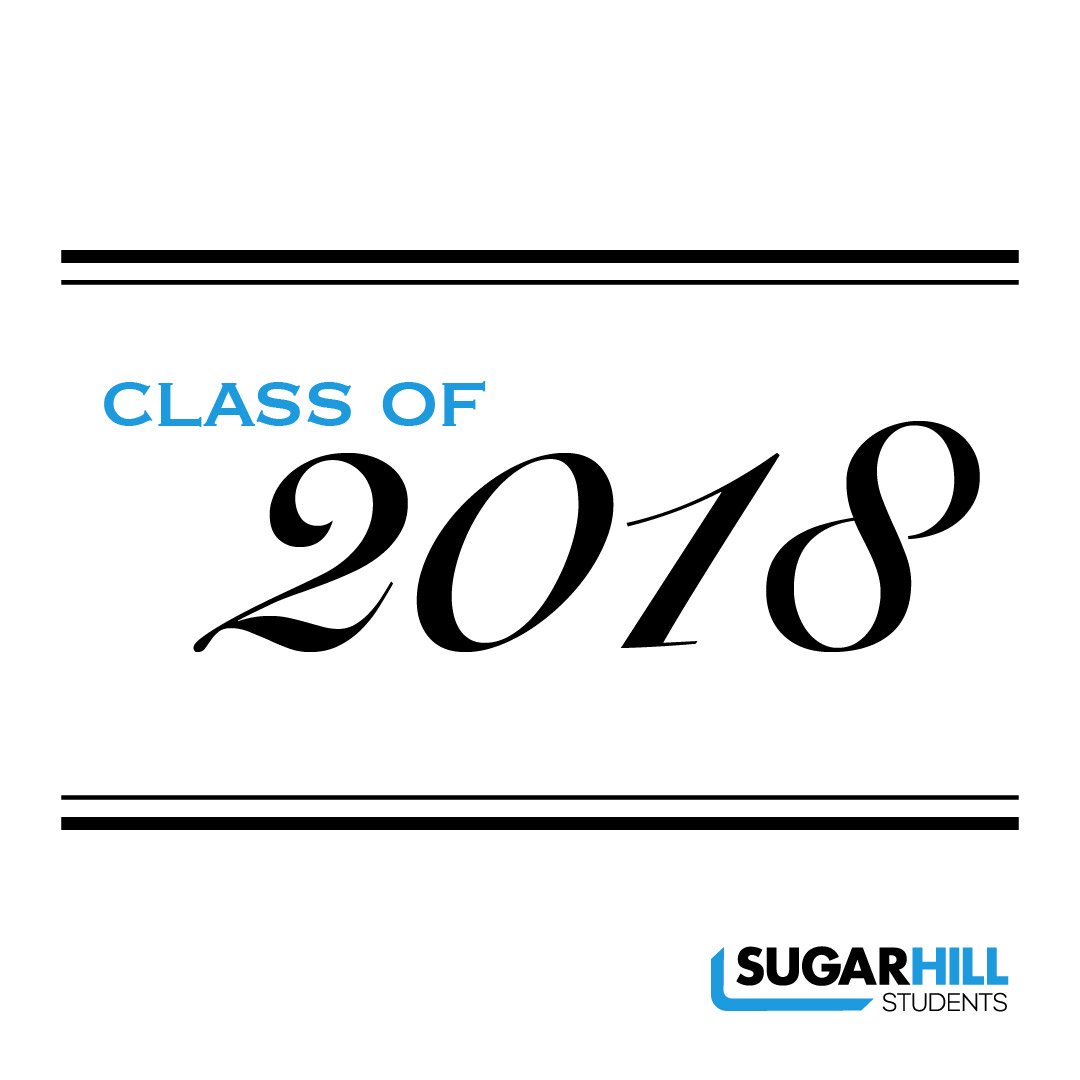 shstudents's tweet photo. Today is the day we recognize our 2018 Graduates! REMINDER - There will be NO HIGH SCHOOL PROGRAMMING today as we encourage all High School students to attend the main 11:00 service to celebrate our Seniors!
----
#sugarhillstudents #graduaterecognition https://t.co/JwAAlmaia0