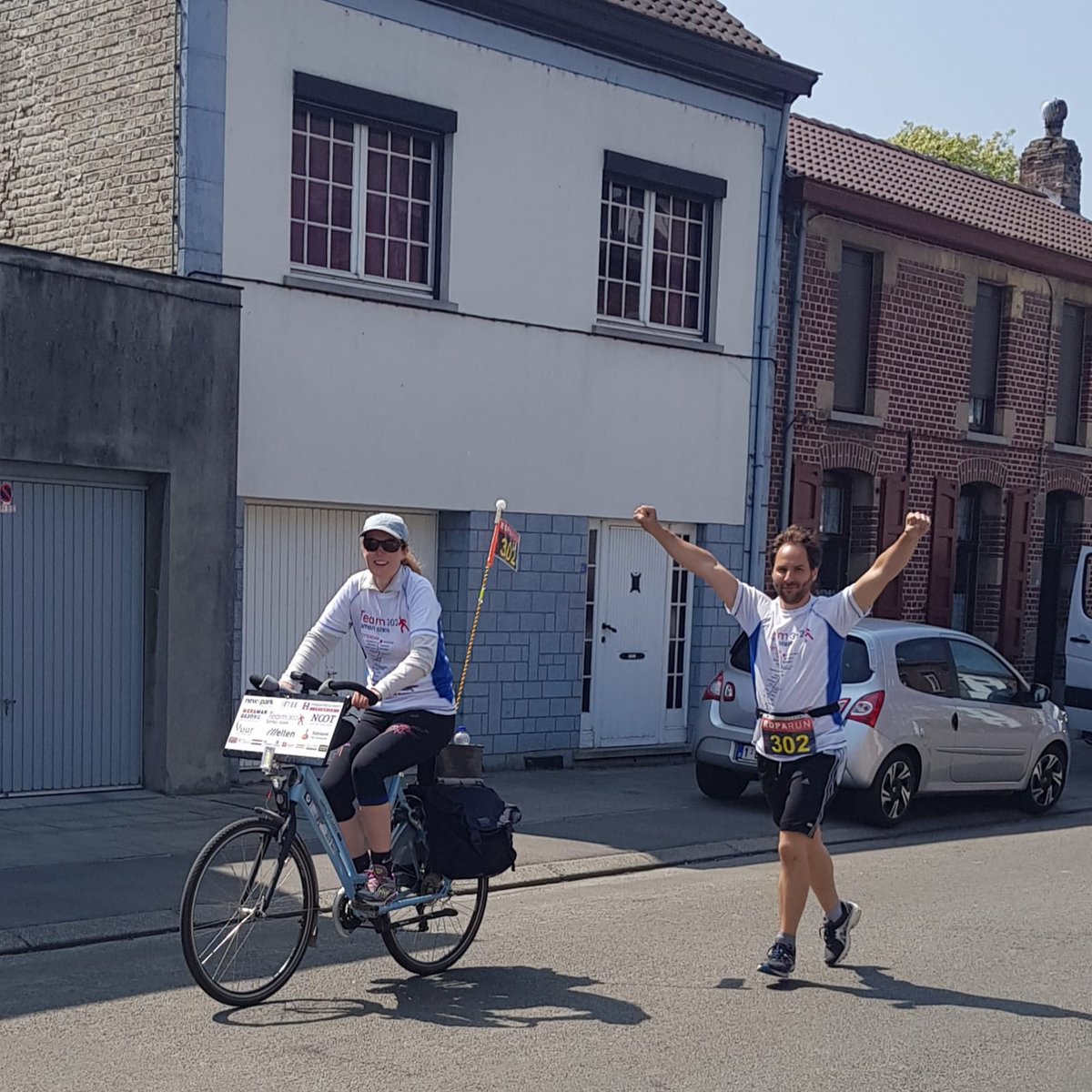 newsparkbv's tweet photo. Het gaat goed met #team302 tijdens @Stg_Roparun 2018! Nog 24 uur te gaan... Zet 'm op! #roparun2018 https://t.co/vxo7Z7bV5S