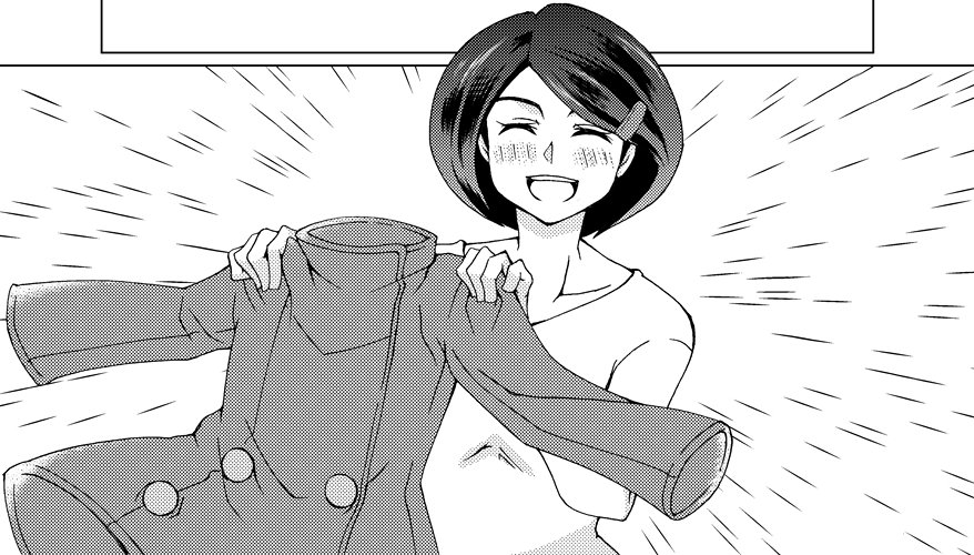 セリフとかでほとんど潰れちゃうママのコマ。 