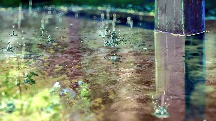 のんちゃん 新海監督作品の雨の描写の美しさ 言の葉の庭 君の名は T Co Yonderj8mr Twitter