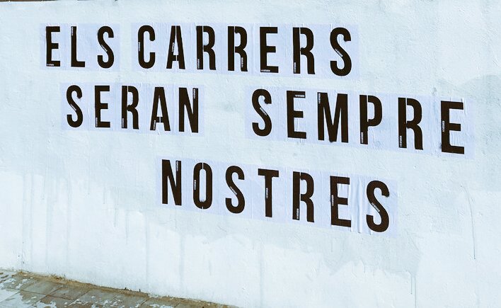 És hora de deixar de que sigui un eslògan i que sigui una realitat.
#Noal155
#ForaLesForcesDOcupació
#ElsCarrersSeranSempreNostres