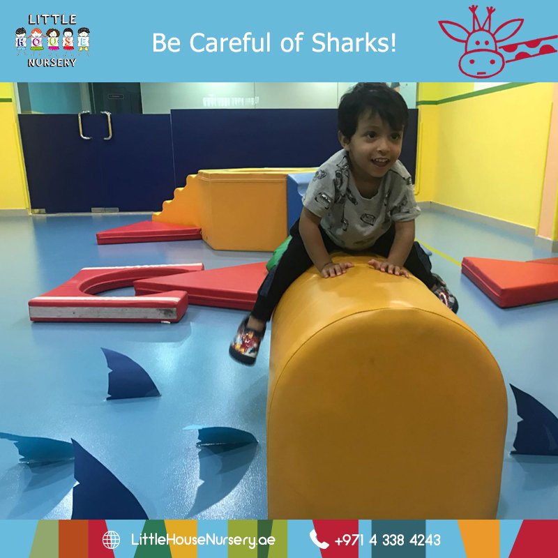 Littlehouseae's tweet photo. The children in Ms. Ida's class pretended to be pirates
They imagined that they were in the sea trying to not fall down because the sharks would bite them
(This activity focuses on Physical Development)
#British_Curriculum #nursery #dubai #Physical_development 
#little_house https://t.co/N32wy2jGGe