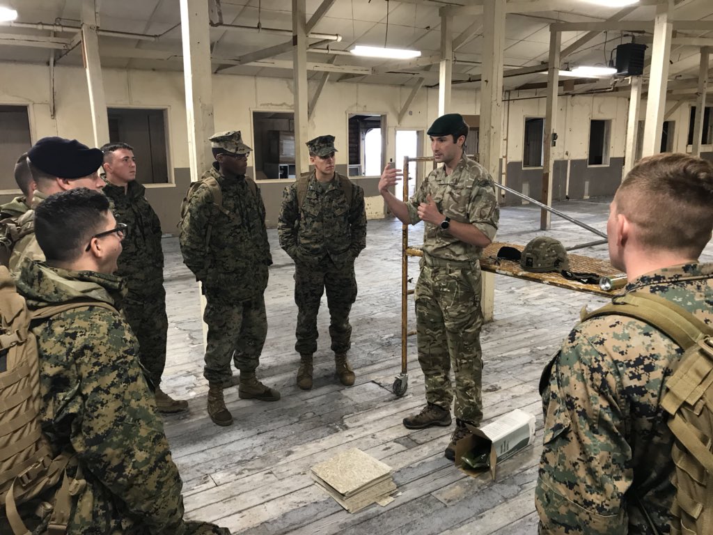SapperJ's tweet photo. Good morning everyone. With a sore head we head into a bit of refresher training. Great night in Harrisburg. #24commando #59commando #royalengineers #cdosapperstrong https://t.co/p8dmfk0OSh
