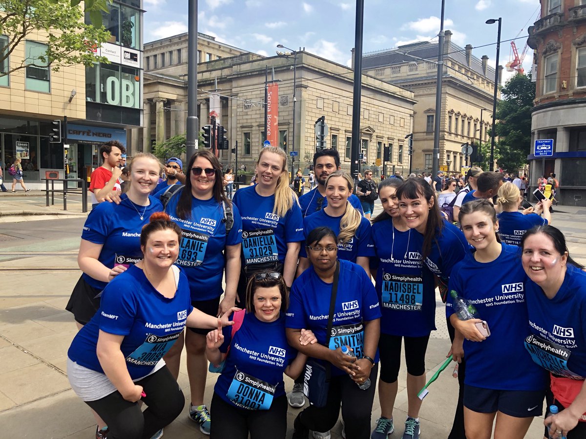 Wish us luck! ☺️👍🏼❤️#teammft #GreatManchesterRun