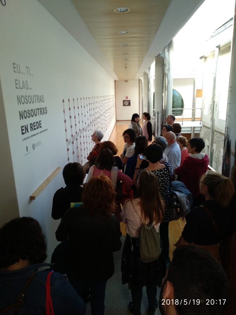encarnalago's tweet photo. @aracorbo @RedeMuseistica @arteaunclick Veros a todxs tan cerca es una pasada https://t.co/KcWHc6Kw4t