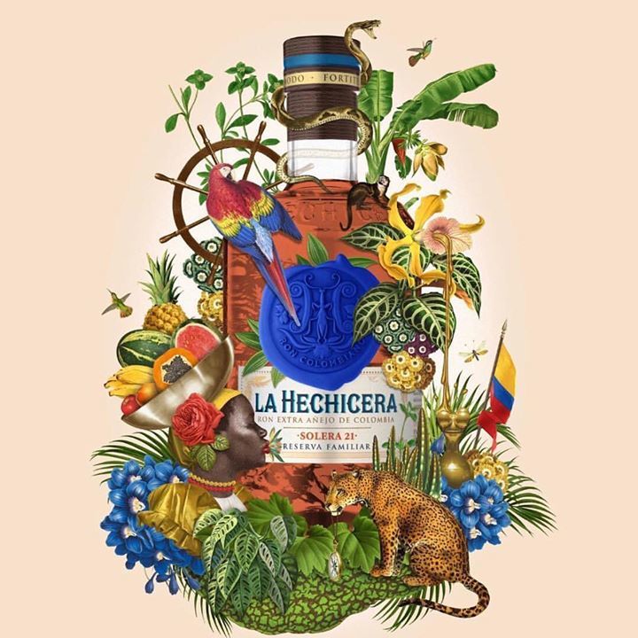 #fromcolombiatotheworld with this new #enchanter look 🌿🌺🌴🐯
.
.
.
#colombia #solera #reservafamiliar #biosferacolombia #lahechicera #rum 
.
.
.
#ghilardiselezioni #assaporailmondoneltuobicchiere