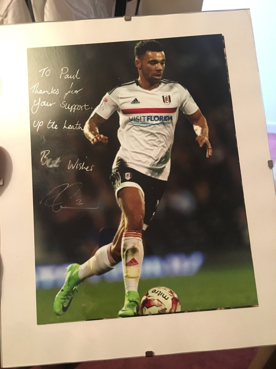 Absolutely buzzing after being handed this by <a href="/jimmyhill84/">Jimmy Hill</a> at the CHFC presentation. Proper gesture, Top man. Massive thanks to <a href="/RyanFredericks_/">Ryan Fredericks</a> for doing it for me. One game to go Freddo!! See you at Wembley next Saturday! 🙏🏻 COYW
