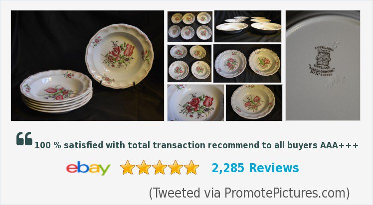 kerrberry77's tweet photo. #Copeland Late #Spode #Luneville Marlborough Set of 6 Soup #Bowls Antique 1915 | eBay #edwardian #copelandspode #dinnerware 
https://t.co/sBIqmDzryj
(Tweeted via https://t.co/MeD6Intbwd) https://t.co/3xB0w4WkRX