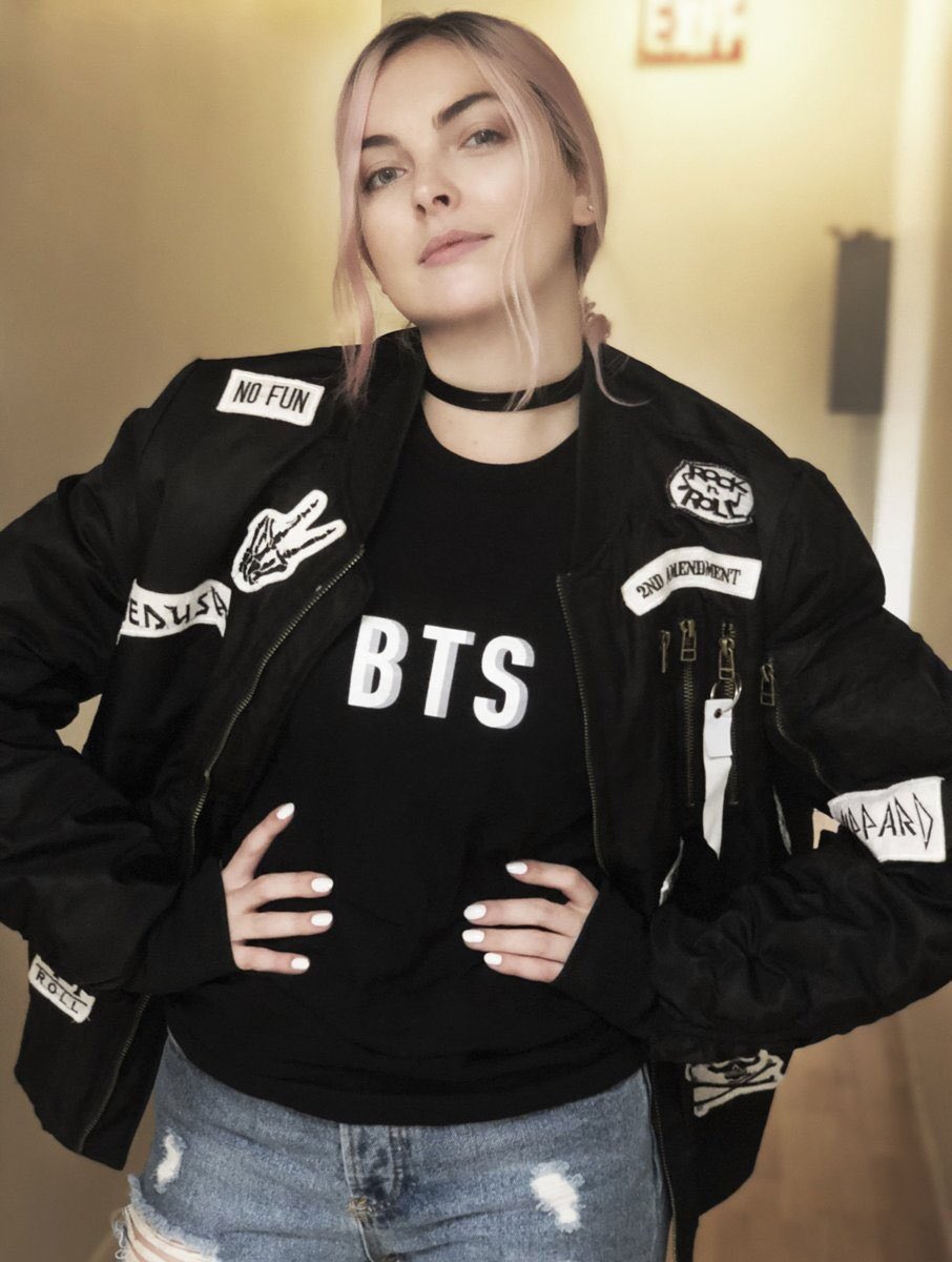 Get the BTS Drop Tee here. Free worldwide shipping available shop.allkpop.com/collections/ne…