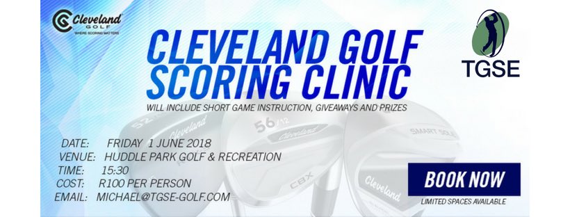 MJBalderstone's tweet photo. Join us on Friday 1st June to improve your short game with our PGA Coaches & @ClevelandGolfSA . All abilities welcome. Giveaways & prizes on offer as well as better scores. It’s a no-brainer. Limited spots available though so don’t delay.
#cleveland #tgse #betterscores https://t.co/SidvQfWmq9
