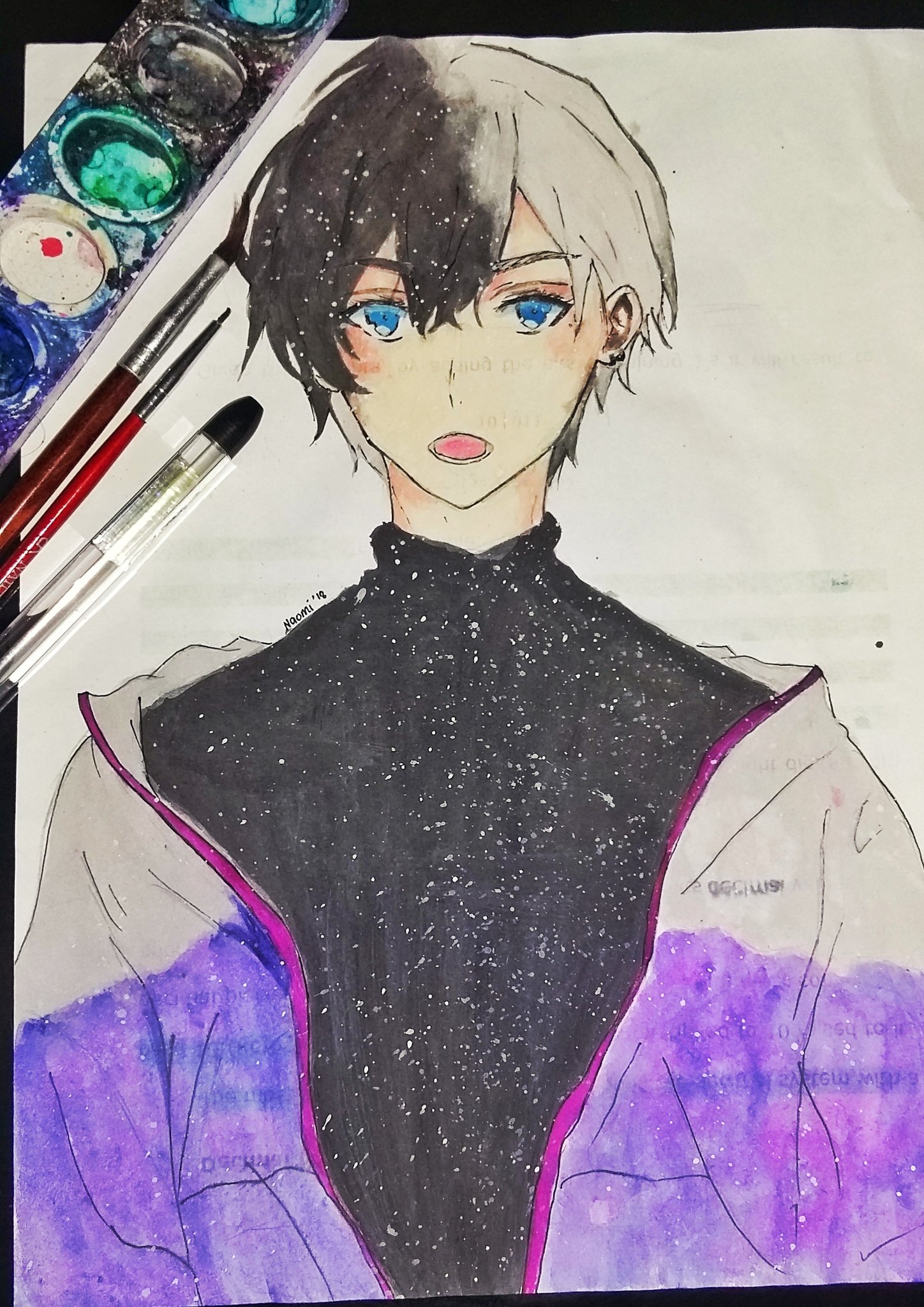 Boy Anime Drawings Colored