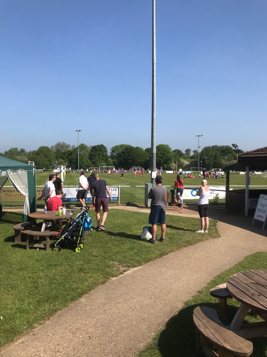 Lovely day for a tournament.            ⚽️⚽️.   
<a href="/ColneyHeathFC/">Colney Heath FC</a>  @ColneyHeathU18 <a href="/HarriersU12CHFC/">ColneyHeathHarriers</a>