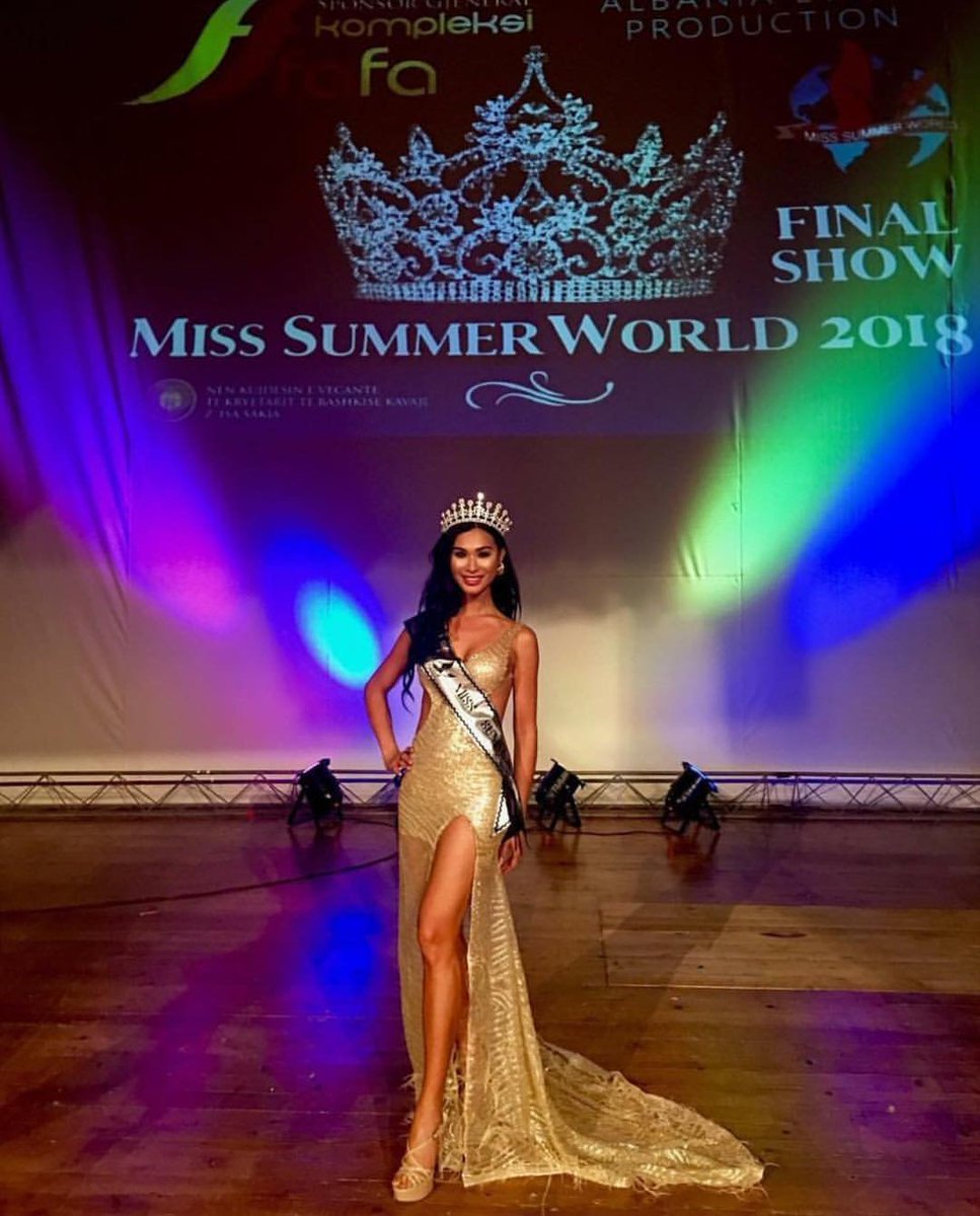 Congratulations to Kacey Lim of the Philippines for winning the Miss Summer World 2018 crown which was held last May 20, 2018 in Tirana, Albania.