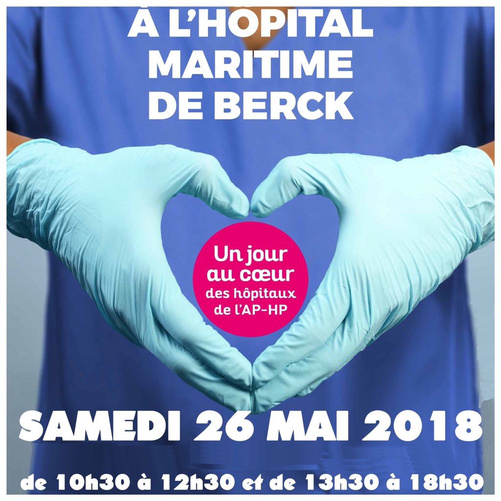 lys_catherine's tweet photo. @APHP #jpo #2018 @BercksurMer @NordPdc @Infos_HDF samedi 26 mai, on vous y attend nombreux https://t.co/LKoViq4sQt