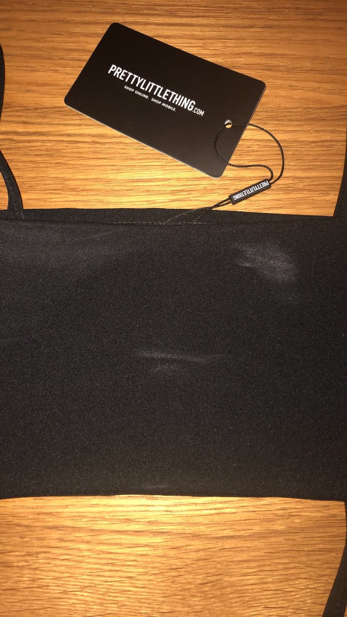 Can’t believe I’ve just been sent this by <a href="/OfficialPLT/">PrettyLittleThing</a>!!! The top has foundation all over it, has clearly been sent back by someone else and then straight to me, absolutely vile!!!🤮🤢😷