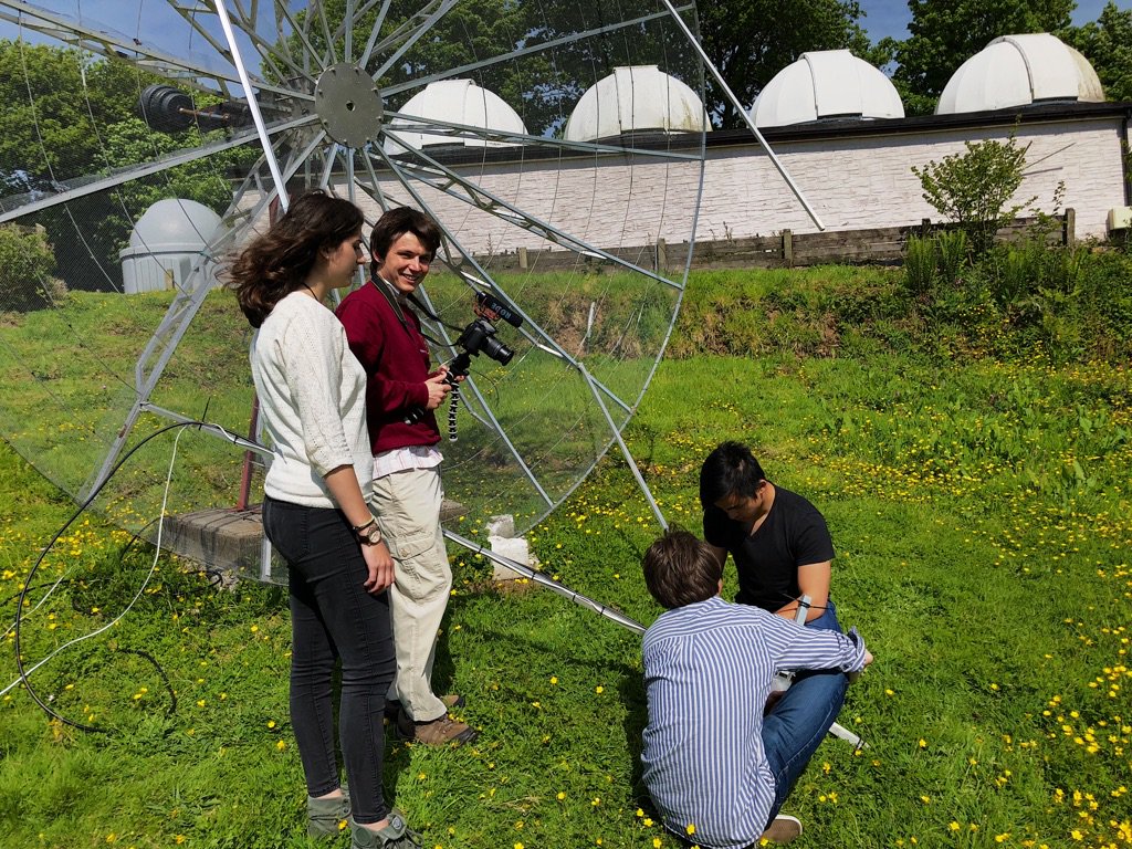 smorrell's tweet photo. It’s a beautiful day down at @XRTCaradon. Fantastic weather for fixing a radio telescope. https://t.co/camiPzUXlS