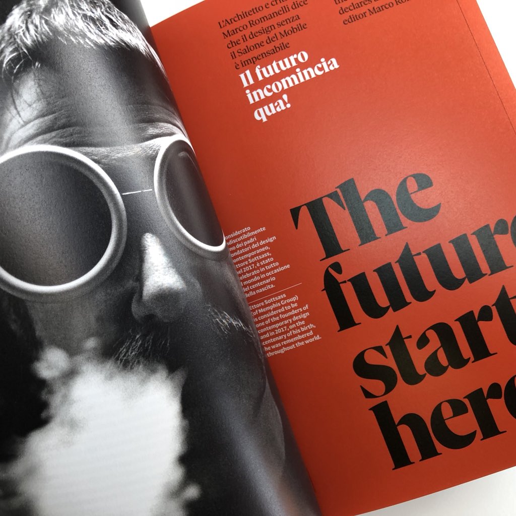 designlsc's tweet photo. Another fine edition from the editors of @eyemagazine -@FedrigoniPapers @PulpJournal Reading through #Pulp13 is like taking a road trip. Where else would you expect to read about Ginette Caron, Ettore Sottsass, @iSaloniofficial and @MoragMyerscough way back in 1990βs Milan. https://t.co/fsSbSFh1MS
