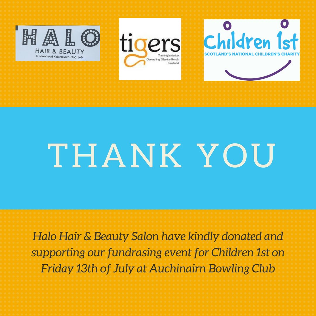 TIGERS_UK's tweet photo. ✨Thank You✨#SundayMorning Halo Salon in Kirkintilloch have kindly donated a cut and blow dry for our @children1st fundraiser organised by @DannyGemmell659 💇‍♀️ 💇‍♂️ #BuildingRelationships #Kindness #Beauty #Donation https://t.co/vkfjVolyB6