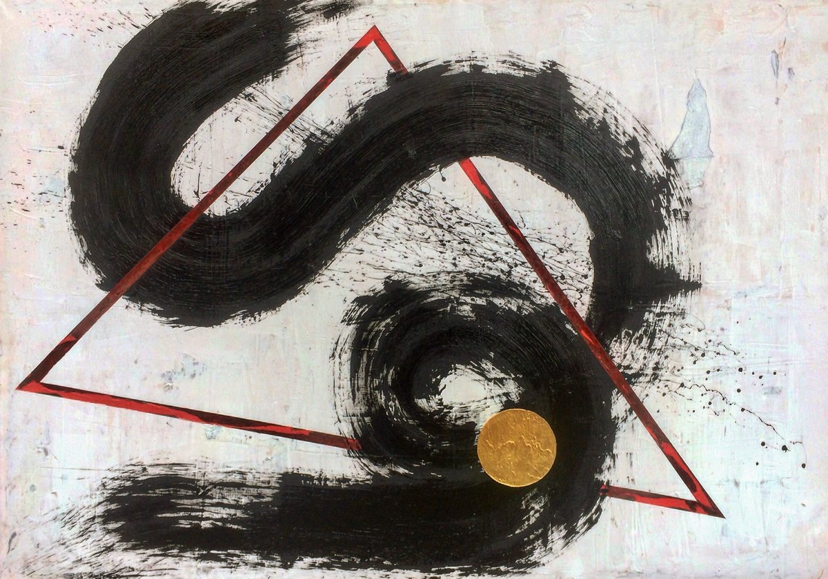 GeBruederOnkel's tweet photo. Die Welt ist ein wunderbarer Schatz | Acryl, Spraylack auf Leinwand | 140x200 | 2018 https://t.co/koEmhKFZyA
