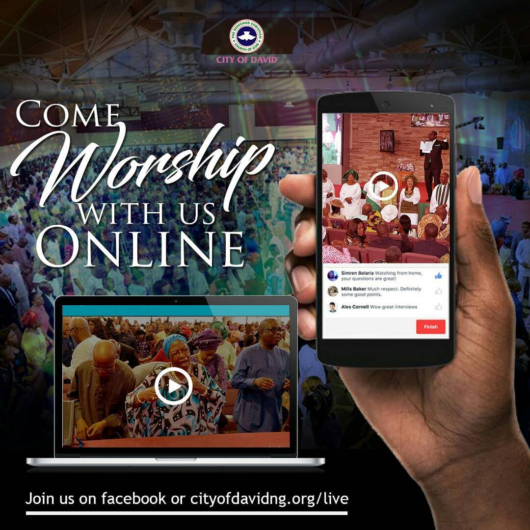 LIVE: Praise &amp; worship by #VIZA. Let's receive from GOD together → cityofdavidng.org/live #CODSunshineService #WorkInProgress