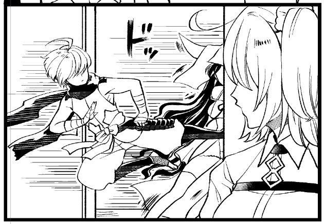 作業中の原稿より　少女漫画っぽいシーン集めました。 